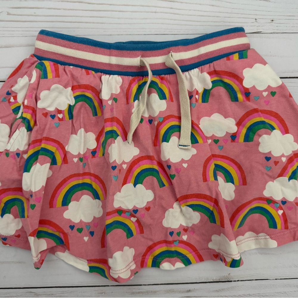 Mini Boden Rainbow Skirt size 5/6